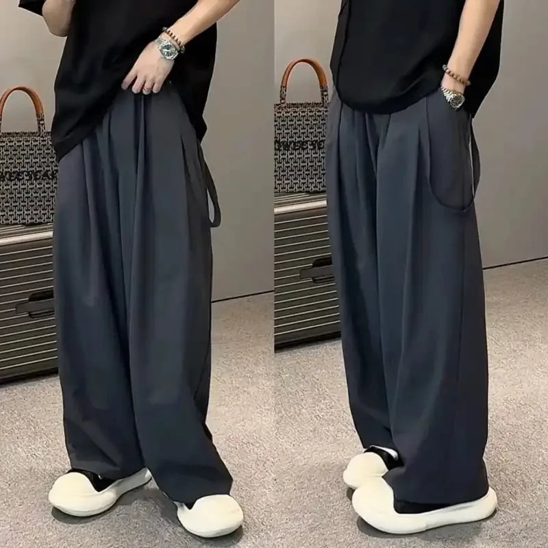 Men's Loose Casual Trousers – Relaxed Fit Everyday Pants