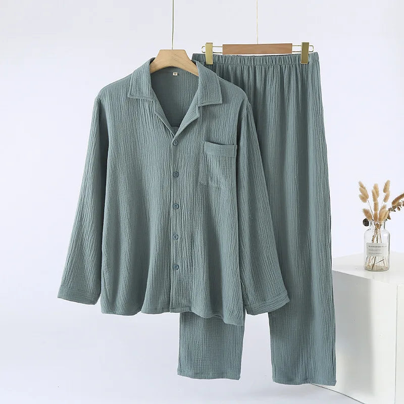 Men's Cotton Loungewear Set – Relaxed Fit Pyjamas