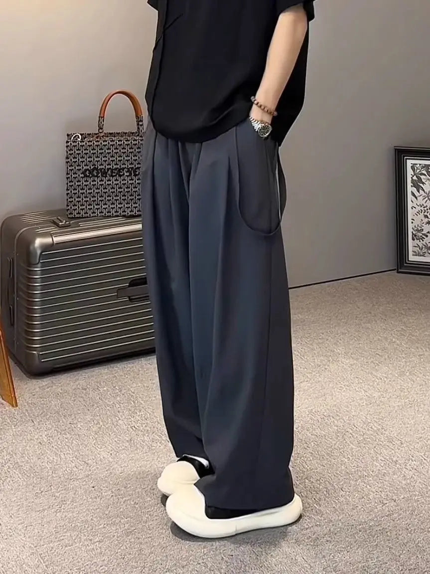 Men's Loose Casual Trousers – Relaxed Fit Everyday Pants