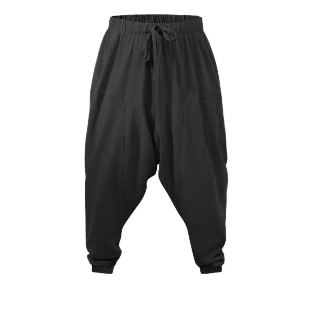 Men's Cotton Linen Harem Pants