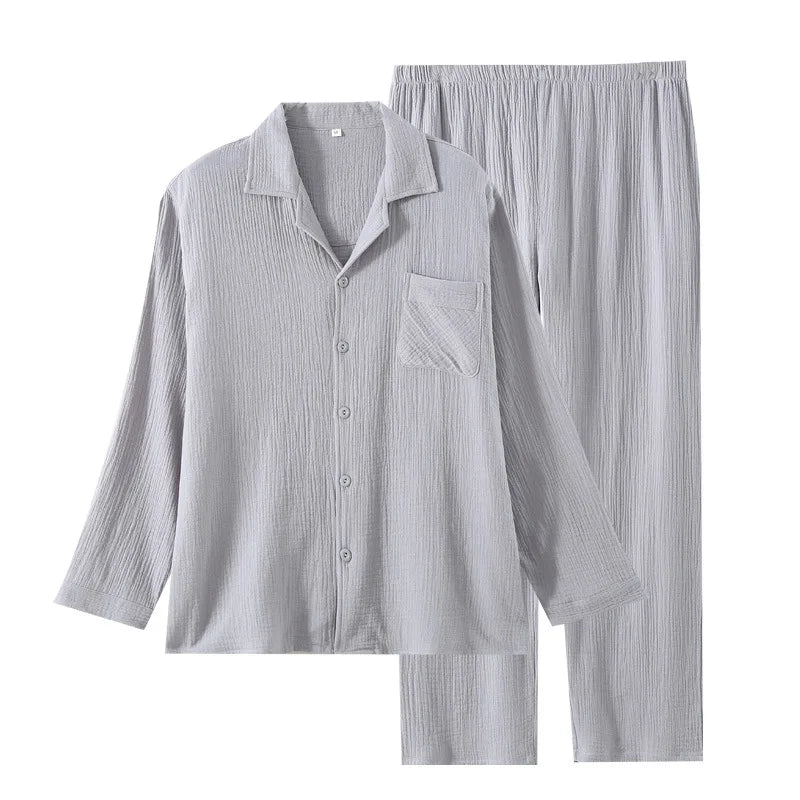 Men's Cotton Loungewear Set – Relaxed Fit Pyjamas