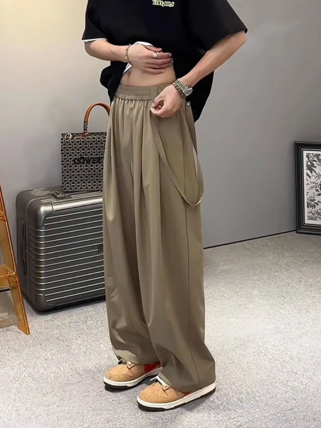 Men's Loose Casual Trousers – Relaxed Fit Everyday Pants