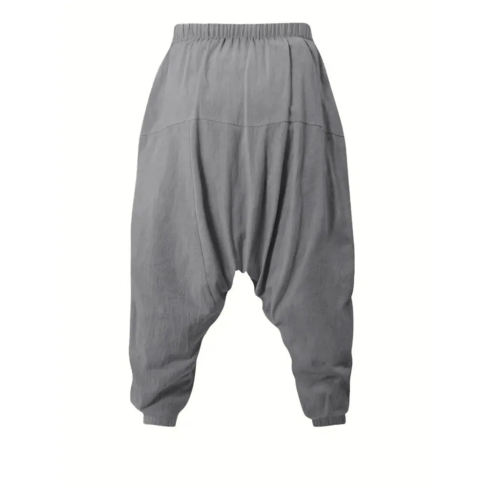 Men's Cotton Linen Harem Pants