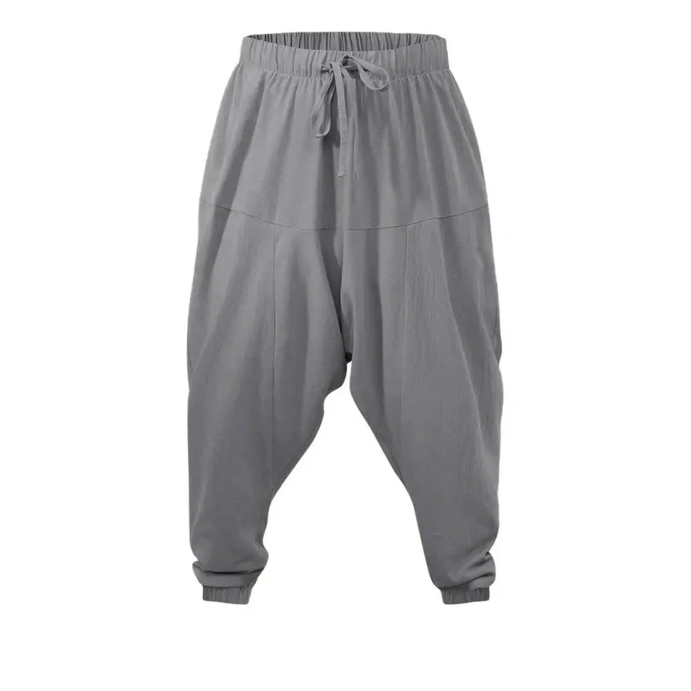 Men's Cotton Linen Harem Pants