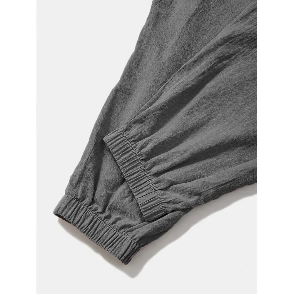 Men's Cotton Linen Harem Pants