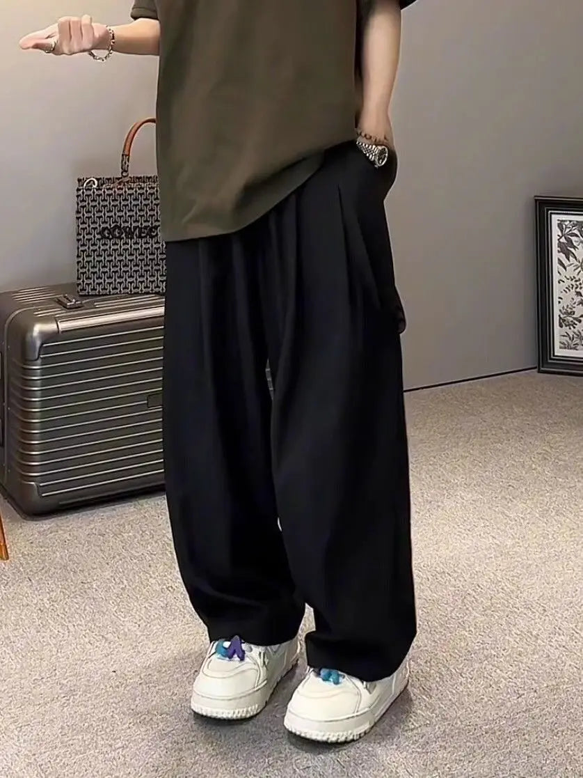 Men's Loose Casual Trousers – Relaxed Fit Everyday Pants