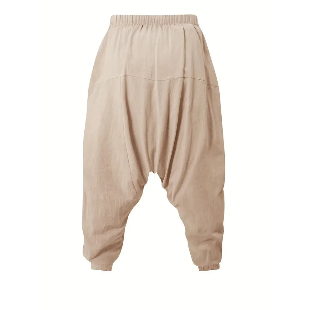 Men's Cotton Linen Harem Pants