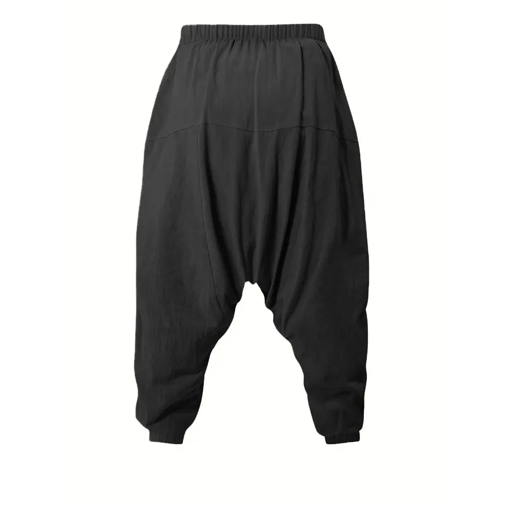 Men's Cotton Linen Harem Pants